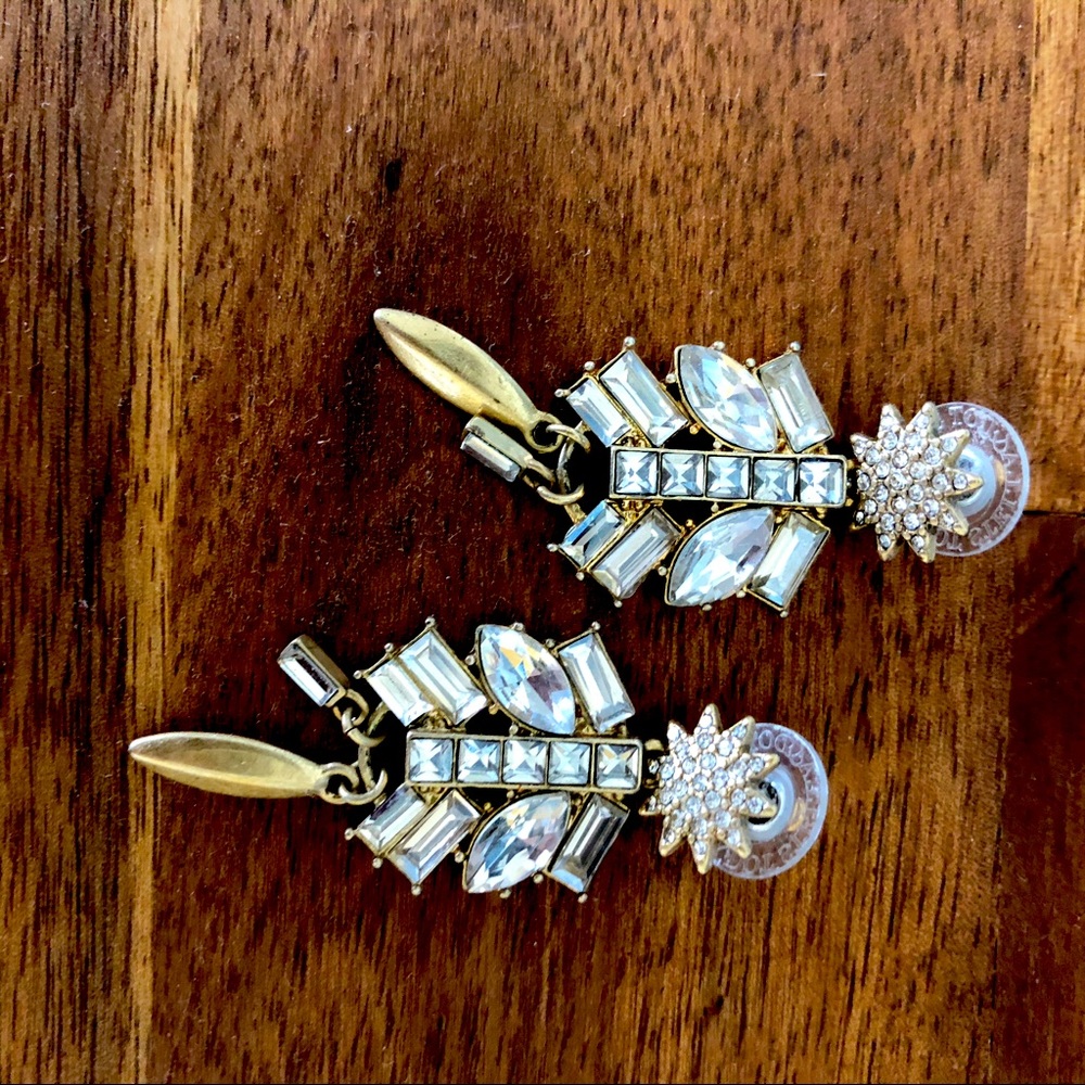Stella & Dot Gold Earrings